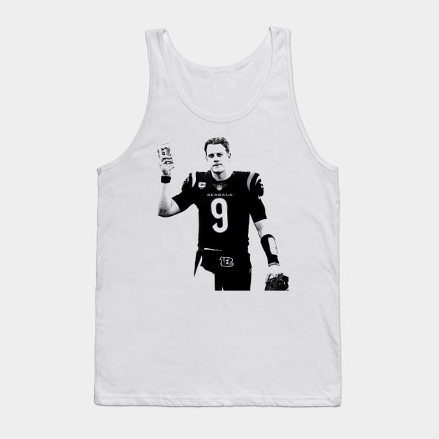 Joe Burrow || Pencil Drawing Tank Top by Zluenhurf